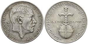 HITLER, Adolf 1889-1945 - AR-Medaille ... 