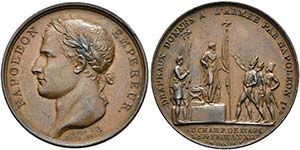 Napoleon I. 1804-1815 - AE-Medaille (27mm) ... 