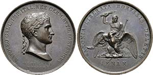Napoleon I. 1804-1815 - AE-Medaille (41mm) ... 
