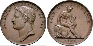 Napoleon I. 1804-1815 - AE-Medaille (32mm) ... 