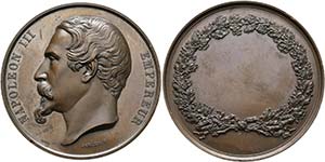 Napoleon III. 1852-1871 - AE-Preismedaille ... 