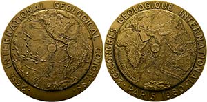 Paris - AE-Medaille (90mm) 1980 von Robert ... 