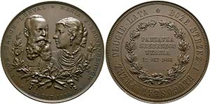 POLEN - Warschau - AE-Medaille (85mm) 1895 ... 