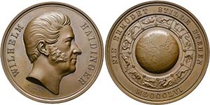 HAIDINGER Wilhelm 1795-1871 - AE-Medaille ... 
