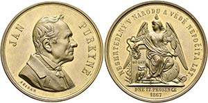 PURKYNE, Johann 1787-1869 - AE-Medaille ... 