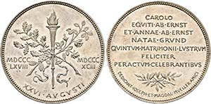 NUMISMATIKA - AR-Medaille (19,46g), (33mm) ... 