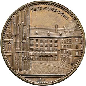 NUMISMATIKA - Lot 3 Stück; AE-Medaille 1903 ... 