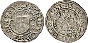 Maximilian I. 1493-1519 - 1/2 Batzen 1512 ... 