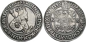 Ferdinand I. 1521-1564 - Taler 1556 KB ... 
