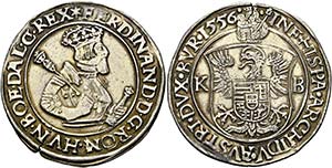 Ferdinand I. 1521-1564 - Taler 1556 KB ... 