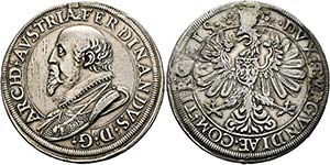 Erzherzog Ferdinand 1564-1595 - Doppeltaler ... 