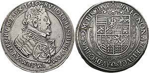 Rudolf II. 1576-1612 - Taler 1610 Hall Rv. ... 