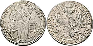 Rudolf II. 1576-1612 - Taler 1593 Prag ... 