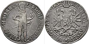 Ferdinand II. 1619-1637 - 1/2 Taler 1632 ... 
