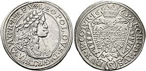 Leopold I. 1657-1705 - XV Kreuzer 1663 CA ... 
