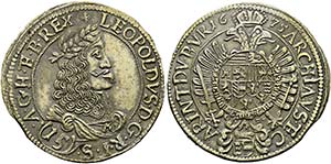 Leopold I. 1657-1705 - 15 Kreuzer 1675 St. ... 