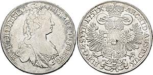 Maria Theresia 1740-1780 - 1/2 Taler 1751 ... 