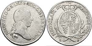 Josef II. 1765-1790 - Scudo 1784 LB Mailand  ... 