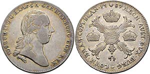 Josef II. 1765-1790 - Kronentaler 1789 ... 