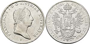 Franz I. (1792)-1806-1835 - 1/2 Scudo 1824 V ... 
