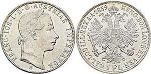 Franz Joseph 1848-1916 - Gulden 1859 B ... 