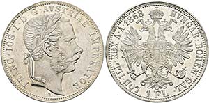 Franz Joseph 1848-1916 - Gulden 1868 A Wien  ... 