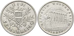 1. Republik 1918-1938 - Schilling 1932  ... 