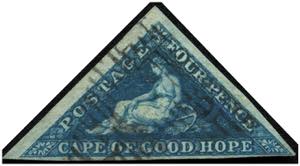 SÜDAFRIKA - ʘ,   Cape of Good Hope 1863 4 ... 