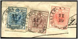 AUSGABE 1850 - ∆  Dreifarbenfrankatur Nr. ... 