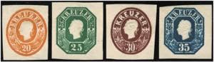 AUSGABE 1858 - ⌂,   Freimarken-Ausgabe ... 