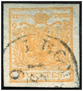 LOMBARDEI-VENETIEN - ʘ,   1873 5 Centes. ... 