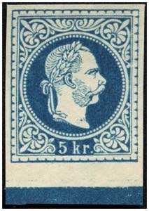AUSGABE 1867 - (*),   5 Kr. feiner Druck - ... 