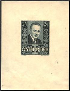 1. REPUBLIK - (*),   1934 Trauermarke 24 Gr. ... 