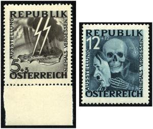 2. REPUBLIK - **,   1946 Blitz - Totenmaske, ... 