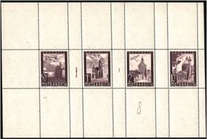 2. REPUBLIK - **,   1947 Flugpostmarken 50 ... 