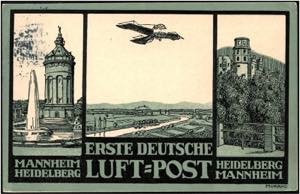 DEUTSCHES REICH - ⌂,   1912 Erste deutsche ... 