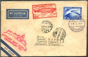 DEUTSCHES REICH - ⌂,   1931 Graf Zeppelin ... 