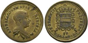 Joseph II. 1765-1790 - Kleine Cu-Medaille ... 