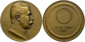 Franz Joseph 1848-1916 - AE-Medaille (51mm) ... 