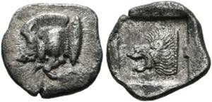 Kyzikos - Obol (1,14 g), ca. 525-475 v. Chr. ... 