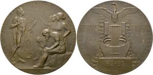 Wien - AE-Medaille (75mm) 1912 von Hans ... 