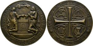 Preussen - AE-Medaille (79mm) o.J. (vor ... 