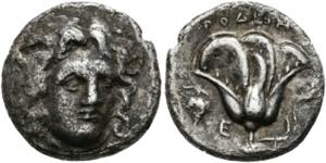 Rhodos - Didrachme (6,29 g), ca. 340-316 v. ... 