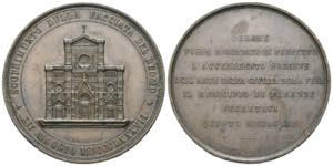 Florenz - Lot 2 Stück; AE-Medaille 1887 von ... 