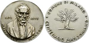 Mailand - AR-Medaille 1973 von Messino. Auf ... 