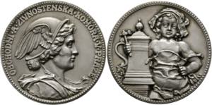 Prag - AR-Medaille (63,61g), (50mm) o.J. von ... 
