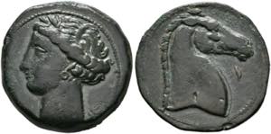 Karthago - Bronze (5,15 g), Karthago (oder ... 