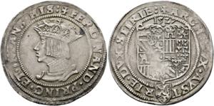 Ferdinand I. 1521-1564 - Pfundner 1527 Graz ... 