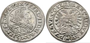 Ferdinand II. 1619-1637 - 3 Kreuzer ... 