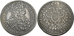 Leopold I. 1657-1705 - Taler 1703 Wien Mm. ... 
